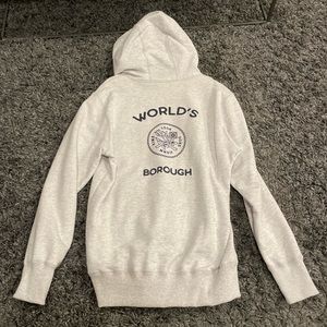 Aime Leon Dore grey sweatshirt/hoodie (Large)